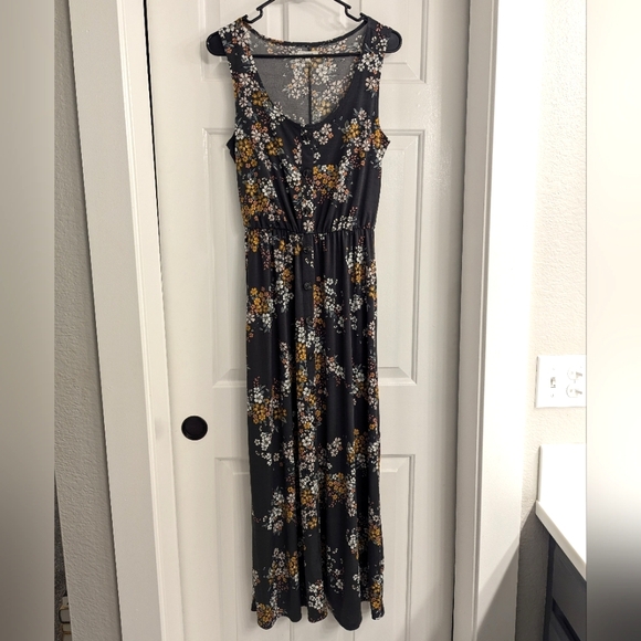Maurices Dresses & Skirts - Maurices Floral Button Front Maxi Dress